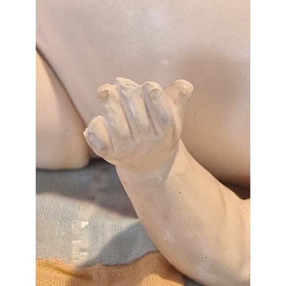 Antique German Bisque Head Doll Schoen Halbig S&H PB 4/0 w Clothing - Picture 9 of 13